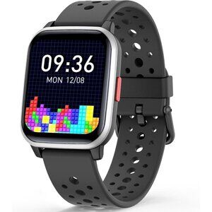 🆕 Kids Smart Watch Black Multiple Sports Sleep Mode Pedometer Stylish Design